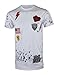 Screenshotbrand Mens Hipster Hip-Hop Premium Tees - New York Latest Fashion 2 Way Sequins Shirt