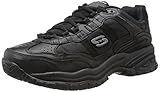 Skechers for Work Men's Soft Stride Mavin Athletic Oxford, Black, 10.5 M US