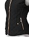 MAYSIX APPAREL Sleeveless Lightweight Zip Up Quilted Padding Vest Jacket For Women (S-3XL)