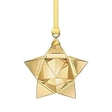 Swarovski Star Ornament, Gold Tone, Small