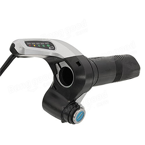 Oda Motorcycle Brush Speed Controller + Scooter Throttle Twist Grips with Keys Motorbike Powersports Waterproof Electric Parts 24V 250W
