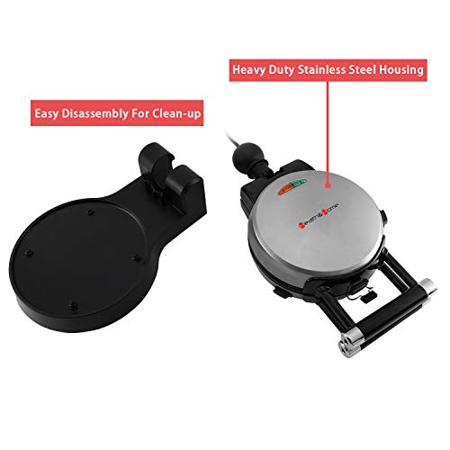Health and Home Upgrade Automatic 360 Rotating Belgian Waffle Maker