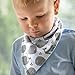 Stadela Baby Adjustable Bandana Drool Bibs for Drooling and Teething Nursery Burp Cloths 4 Pack Baby Shower Gift Set for Boys - Nautical for Sailor with Whales Anchors Stripes Boats Yachts