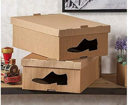 OSD - Juego de 2 Cajas para Zapatos de Hombre, 27 x 42 x 14 cm: Amazon.es: Hogar