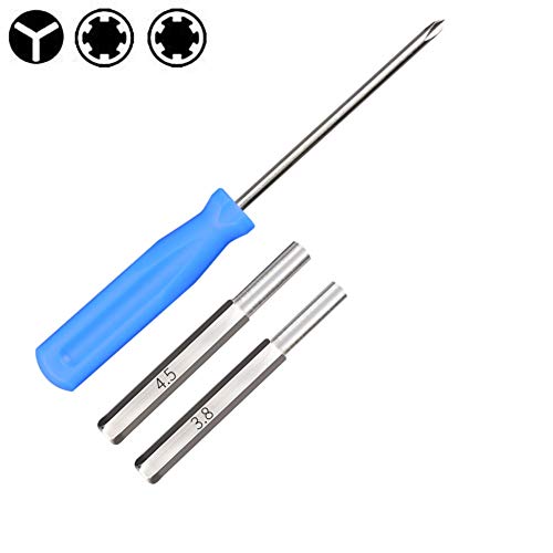 Triwing Screwdriver Set, 5 Pack CR1616 Batteries with Tabs Bundled with 3.8 mm & 4.5 mm Security