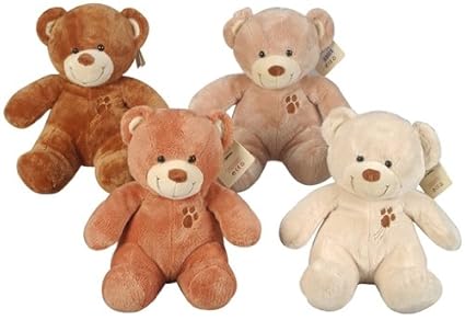 Simba 105815383 - Nicotoy Plüsch Bär, 4-sortiert