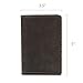 Leather Composition Notebook Covers (Pocket, Dark Brown)