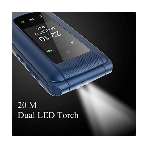 Uleway-Big-Button-Mobile-Phone-for-Elderly-Dual-Sim-Free-Flip-Phone-UnlockedBasic-Mobile-Phone-with-SOS-Button-Loud-Speaker-for-Senior2G-Blue uleway Big Button Mobile Phone for Elderly, Pay As You Go Flip Phone, Unlocked Basic Phone with SOS Emergency Button…