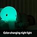 myBaby Kids Night Light, Elephant | Portable & Bedside Nightlight | 5 Color Changing LEDs & Auto Timer, Comfort Creatures