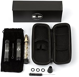 Mr. Pipe Kit Bundle Glass New Blunt For Dry Herbs Cigarette Paper Easy To Use Clean And Gift Case
