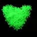 FECEDY Blue 300pcs Plastic 3D Stars Glow in The Dark Fluorescent Wall Stickers Decal for Baby Kids Room