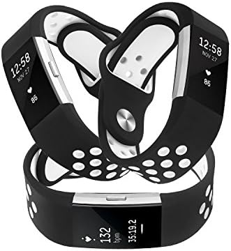 Fitbit Charge 2 Strap WZE Adjustable Silica gel Soft Silicone Replacement Sport Strap Bands for Fitbit Charge2 Heart Rate + Fitness Wristband