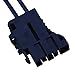 New Blue Peg Perego Battery Side Connector - 12v Gaucho, Gator, Sportsman