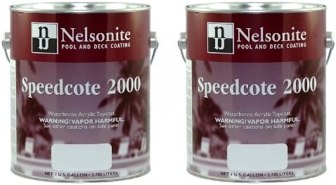 Swimming Pool Paint Speedcote 2000 2 Gallons Lake Blue 43-404 - 2PACK