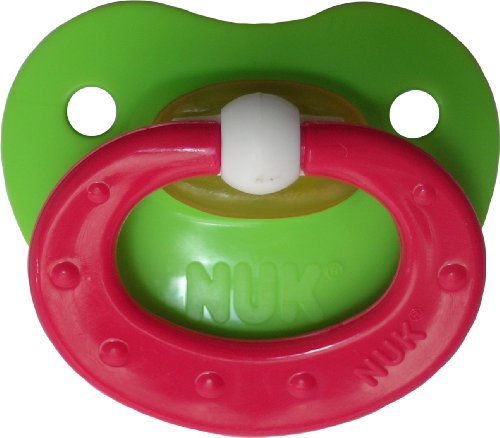Gerber NUK Green with a Pink ring and NUK 5 nipple