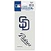 San Diego Padres Set of 2 Die Cut Decals