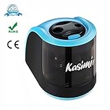 Electric Pencil Sharpener Kasimir with 2 Different Holes Mechanical Battery Operated Automatic Sharpener Great for Drawing Pencils Kids Adults Artists Teachers Home Classroom Office School