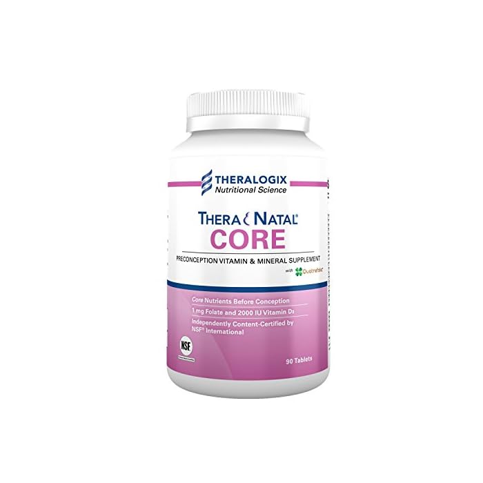 TheraNatal Core Preconception Prenatal Vitamin (90 Day Supply) | Prenatal Fertility Supplements for Women Trying to…