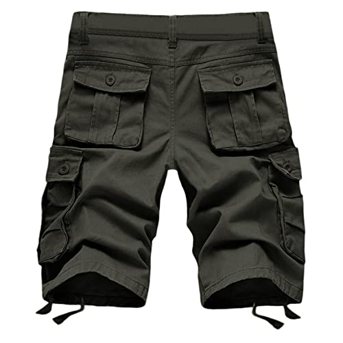 LEIYAN Cargo Shorts for Men with Multi-Pockets Big and Tall