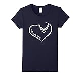 Women's Air Force Mom Shirt - Proud Air Force Mom XL Navy