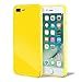 iPhone 7 Plus (5.5 inch) Jelly Case, ANLEY Candy Fusion Series - [1.5mm Slim Fit] [Shock Absorption] Classic Silicone Case Soft Cover for Apple iPhone 7 Plus (Goldenrod Yellow) + Free Screen Protector