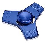 Fidget Spinner High Speed Aluminum Bearing Finger spinner Hand spinners fidget Toy for Adults Kids for Relieving Stress Anxiety ADHD Focus Boredom (Blue)