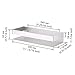 KES Bathroom Shelf No Drill Stainless Steel Bath Shower Shelf Basket Caddy RUSTPROOF Square Modern Style Wall Mounted Brushed Finish 2 PCS, BSC205S30ADG-2-P2