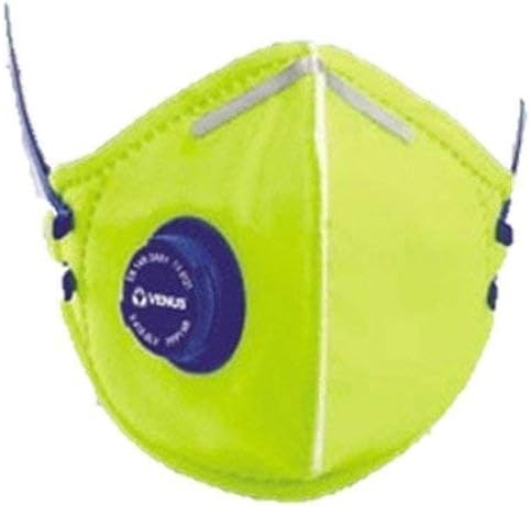 Venus V-410 SLV Anti Pollution Respirator Mask (Yellow) with Valve