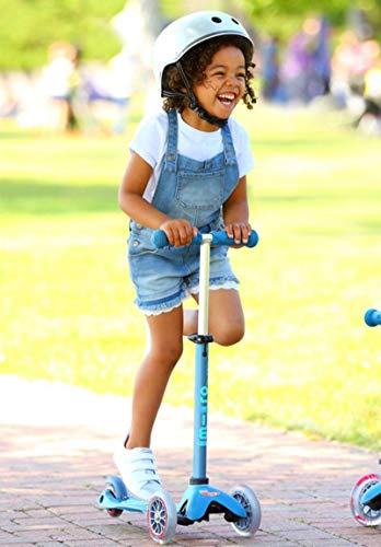 Micro Kickboard | Mini Kids Scooter for Ages 2-5 | Children up to 110 lbs | 3 Wheel Lean-to-Steer Design | Adjustable T Bar | Smooth Ride PU Wheels | Swiss Design - Thumbnail 6