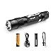 ThorFire 18650 Flashlight with Battery and Charger, 1070 Lumen Led Ultra Bright EDC Pocket Light(VG15S) with 5 Modes for Camping, Hiking,Cycling