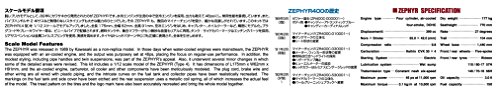 AOSHIMA 1/12 Motorcycle | Model Building Kits | No.10 Kawasaki ZEPHYR Type IV [ Japanese Import ]