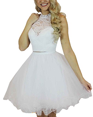 lace top homecoming dress