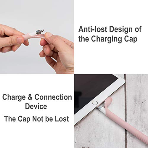 Case for Apple Pencil Holder for Apple Pencil Accessories Cover for Apple Pencil 1st Generation Sleeve for Apple Pencil with Protective Nib Cover for iPad Pro 9.7"/10.5"/12.9" Pink - Thumbnail 5