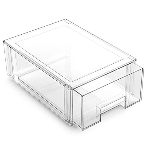 BINO Stackable Plastic Storage Drawers, Large THE CRATE COLLECTION