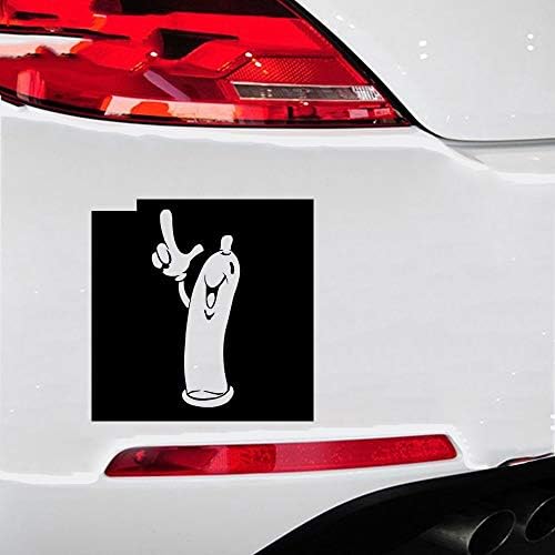 Sticker for Wall Cars 10.1x4.5Cm Funny Personality Happy Loser Condom Funny Humorous Car Bumper Window Decal Sticker for Car Laptop Window Sticker