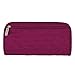 Travelon Jewelry and Cosmetic Clutch, Berry Quilted, One Size