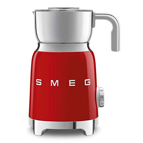 Smeg 50's Retro Style Aesthetic Milk Frother, MFF01 (Red) Smeg 50's Retro Style Aesthetic Milk Frother, MFF01 (Red)