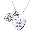 eloi Amazing Mom Stainless Steel Necklace Heart Charm Pendant Jewelry