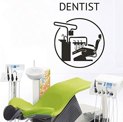 Finloveg Dental Care Wall Sticker Clinic Sign Window Decal Tooth Healthcare Vinyl Art Decorations for Office Dentist 57X74Cm
