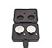 Girafus USB Coin Cell Battery Charger for LIR 2032/2016/2025 with 2X LIR2032 3.7V Rechargeable Batteries Included - Replaces CR2033