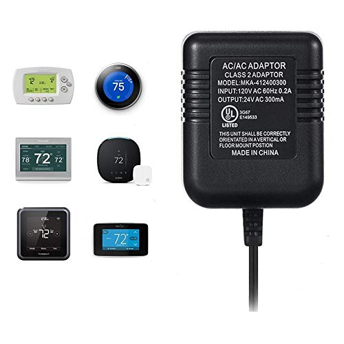 24V Thermostat Transformer,AC 24V CWire Power Supply Adapter for