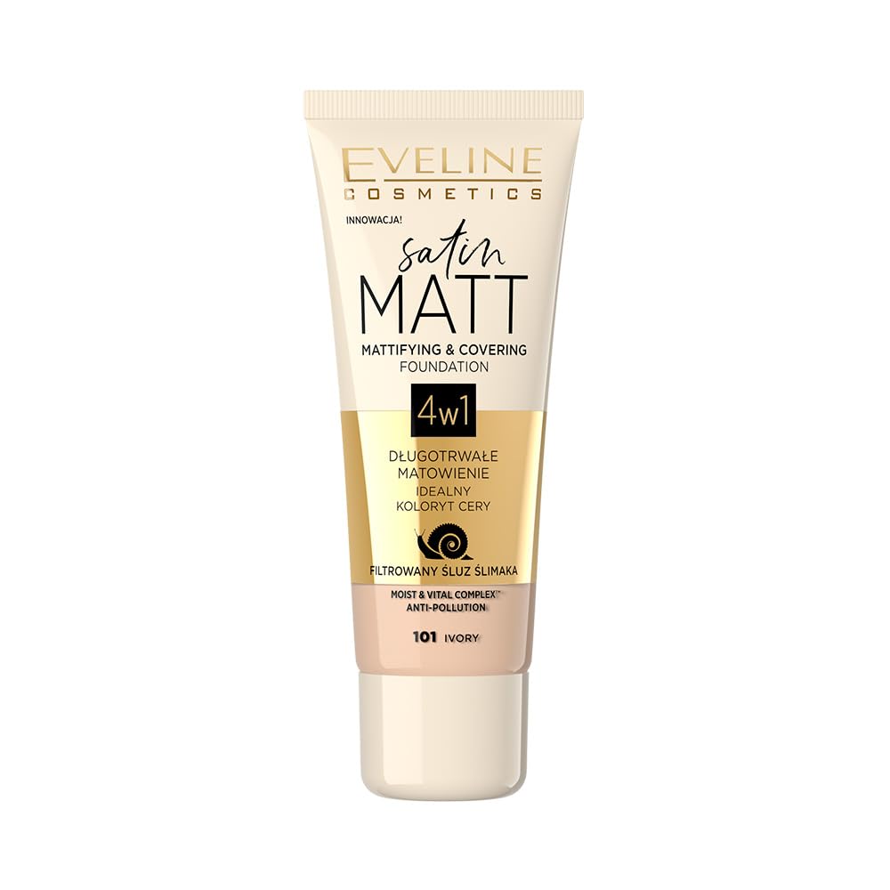 Eveline Cosmetics Satin Matt Matting and Opaque Face Primer 30ml No.103 Natural
