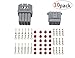 WMYCONGCONG 10 Kits Waterproof Electrical Wire Cable 12 Pin Way Connector Plug, Fits 2.2mm Terminals Wire(10 Kit)