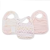 aden + anais Silky Soft Snap Bibs, primrose Birch
