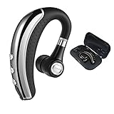 [Upgrade Version]Bluetooth Headset,Ansion Wireless Bluetooth 4.1 Earpiece Earbuds Earphones Headphones with Noise Reduction,Mute Switch,Hands Free with Mic for Office/Business/Workout/Driver/Trucker