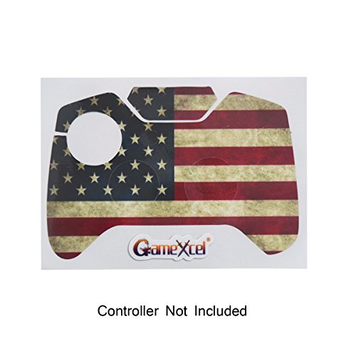Skins Stickers for Xbox One Games Controller - Custom Orginal Xbox 1 Remote Controller Wireless Protective Decals Covers - High Gloss Protector Accessories - Battle Torn Stripe