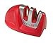Kitchen IQ 50883 Edge Grip 2-Stage Knife Sharpener, Red primary