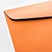 Note Card Cafe Colored Letter Envelopes #10 | Orange | 100 Pack | 9.5 x 4.125 in | Standard Gummed Seal | for Business, Letters, Greeting Cards, Thank You Notes, Mailing Invitations, Documents