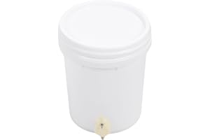 Fockety 5 Gallon Honey Bucket, Plastic Bucket with Spigot and Lid, Honey Extractor Equipment for Bee Keeping Supplies, Extrac