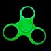 OWLCE Tri-Fidget Spinner EDC Focus Toys Fluorescent with Hybrid Ceramic Bearing Ultra Durable (Green)